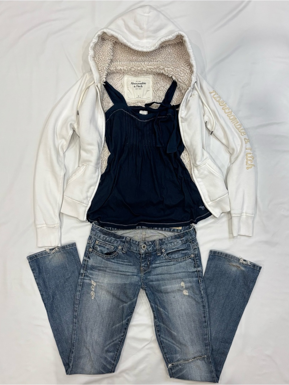 Vintage 2000s Abercrombie & Fitch Babydoll Cami Top
